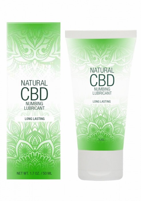 Лубрикант с пролонгирующим эффектом Natural CBD Numbing Lubricant - 50 мл. - Shots Media BV - купить с доставкой в Нальчике