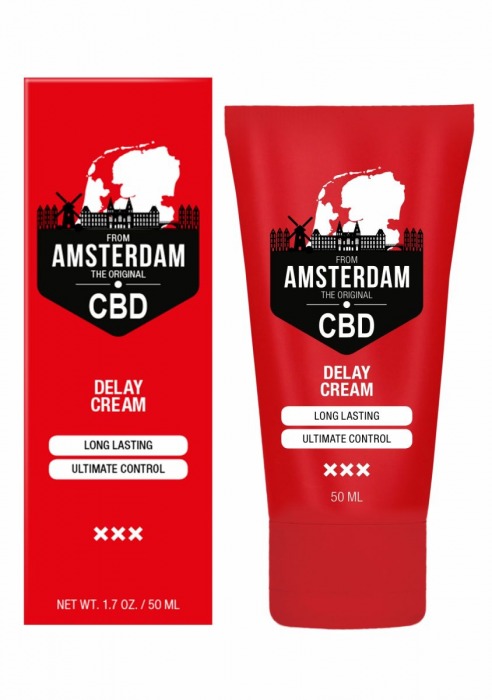 Крем-пролонгатор CBD from Amsterdam Delay Cream - 50 мл. - Shots Media BV - купить с доставкой в Нальчике