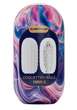 Мастурбатор в форме яйца Coquettish Balls - Baile - в Нальчике купить с доставкой