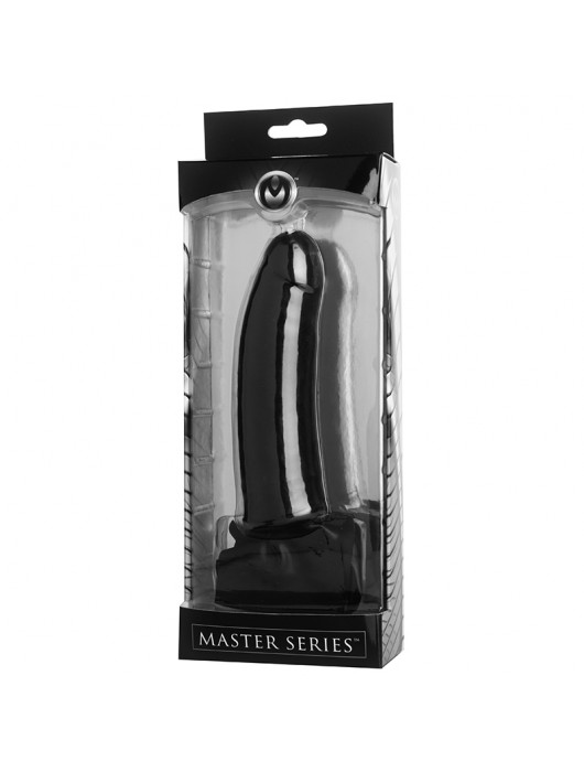 Черный кляп-страпон Masters Mini Face Fuck Strap-On - 14 см. - XR Brands - купить с доставкой в Нальчике