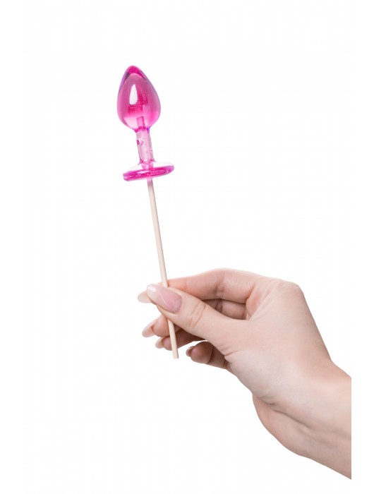 Розовый леденец  в форме анальной втулки со вкусом айриш крим - 29 гр. - Sosuчki - купить с доставкой в Нальчике