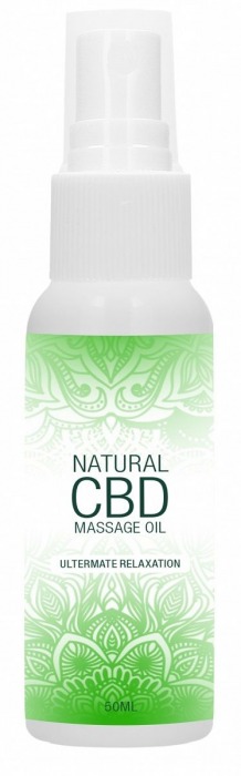 Массажное масло Natural CBD Massage Oil - 50 мл. - Shots Media BV - купить с доставкой в Нальчике