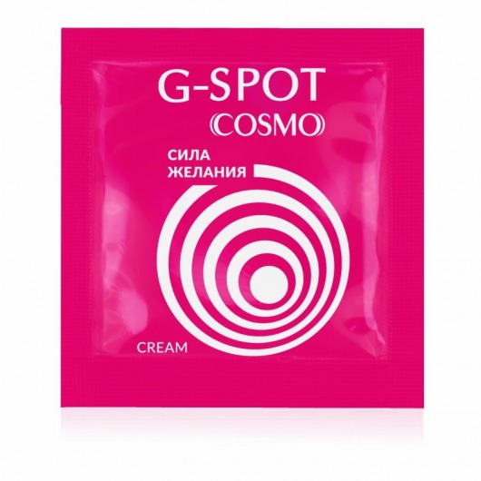 Стимулирующий интимный крем для женщин Cosmo G-spot - 2 гр. - Биоритм - купить с доставкой в Нальчике