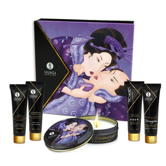 Подарочный набор Geishas secret из 5 предметов - Shunga - купить с доставкой в Нальчике