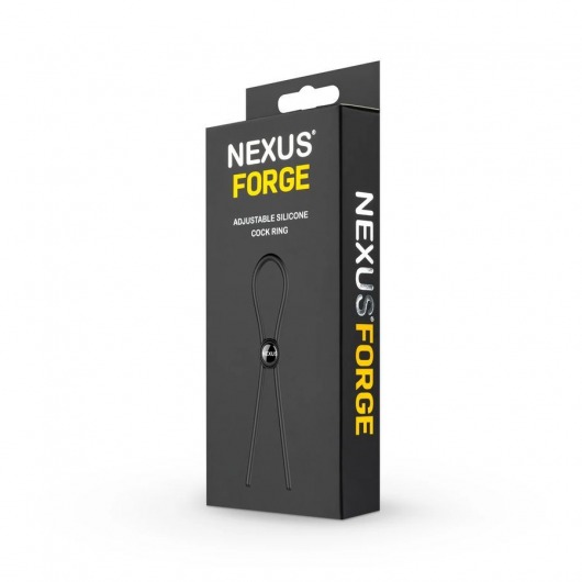 Черное эрекционное лассо Nexus Forge Single - Nexus Range - в Нальчике купить с доставкой