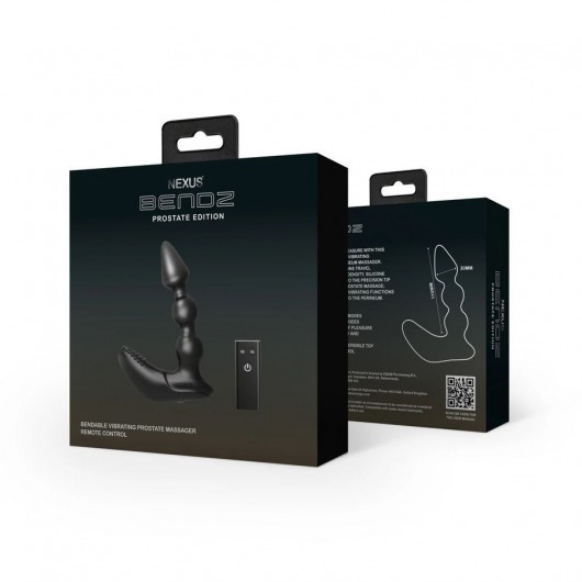 Черный вибростимулятор Nexus Bendz Prostate Edition - 14,1 см. - Nexus Range - в Нальчике купить с доставкой