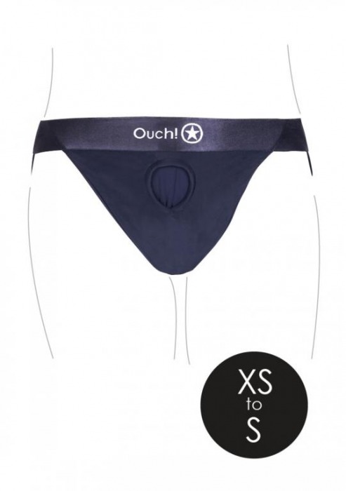 Черные трусики-джоки для страпона с вибропулей - размер XS-S - Shots Media BV - купить с доставкой в Нальчике