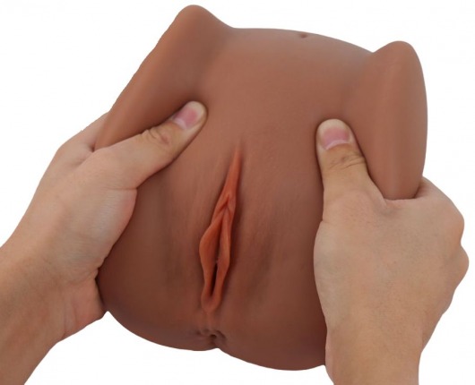 Мастурбатор Black Beauty - вагина и анус - S-HANDE - в Нальчике купить с доставкой