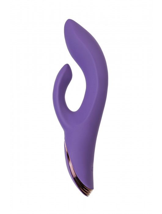 Фиолетовый вибратор-кролик Fingie с функцией Come-Hither - 21,6 см. - JOS