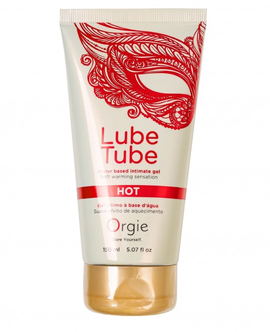 Интимный гель на водной основе Lube Tube Hot с разогревающим эффектом - 150 мл. - ORGIE - купить с доставкой в Нальчике