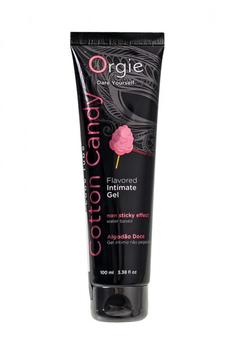 Интимный гель на водной осное Lube Tube Cotton Candy со вкусом сахарной ваты - 100 мл. - ORGIE - купить с доставкой в Нальчике