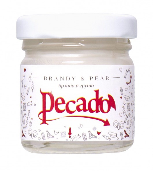 Массажная свеча Brandy   Pear - 35 мл. - Pecado - купить с доставкой в Нальчике