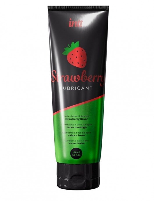 Смазка на водной основе с ароматом клубники Strawberry Lubricant - 100 мл. - INTT - купить с доставкой в Нальчике