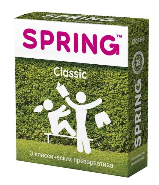 Классические презервативы SPRING CLASSIC - 3 шт. - SPRING - купить с доставкой в Нальчике