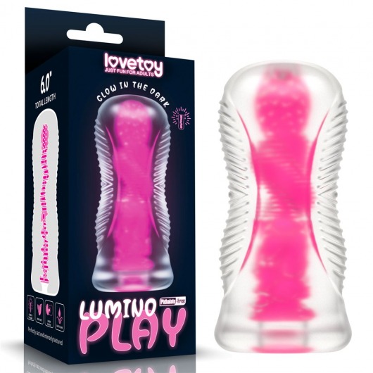 Светящийся в темноте мастурбатор 6.0 Lumino Play Masturbator - Lovetoy - в Нальчике купить с доставкой