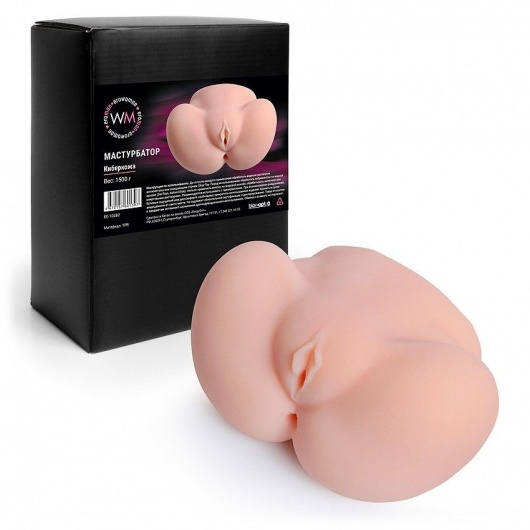 Реалистичный мастурбатор с двумя функциональными отверстиями - Erowoman-Eroman - в Нальчике купить с доставкой