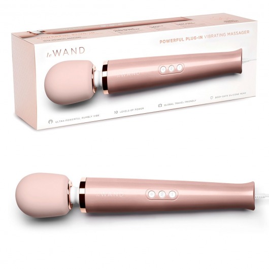 Проводной жезловый вибромассажер Le Wand Powerful Plug-In Vibrating Massger - 34 см. - Le Wand