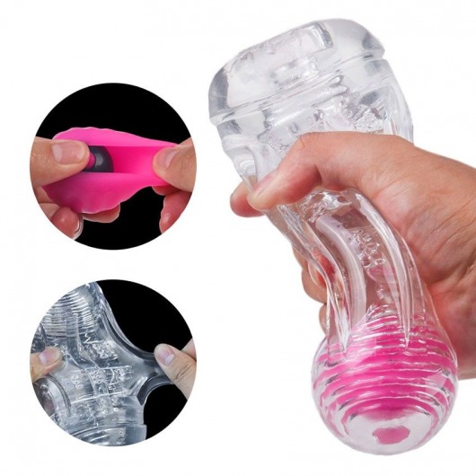 Прозрачный вибромастурбатор Space Capsule-RСT - S-HANDE - в Нальчике купить с доставкой