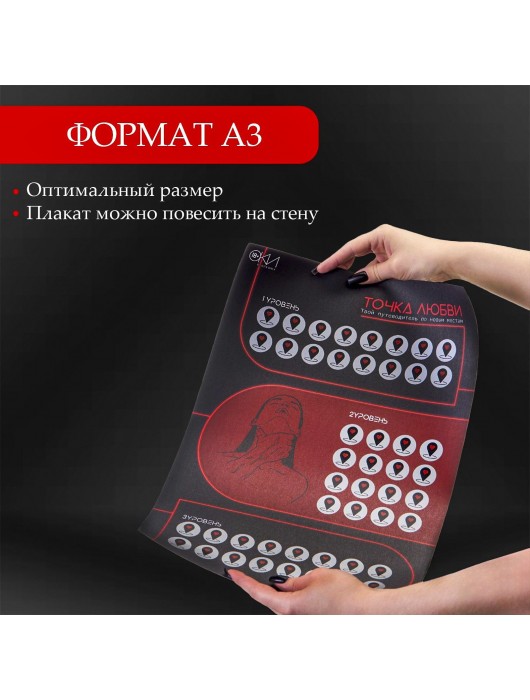Плакат для двоих  Точка любви  со скретч-слоем - Сима-Ленд - купить с доставкой в Нальчике