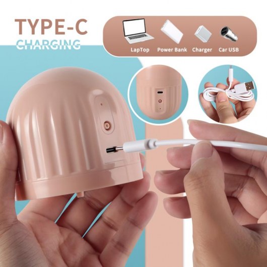 Мастурбатор-вагина Beata с функциями всасывания и вибрации - Xise - в Нальчике купить с доставкой