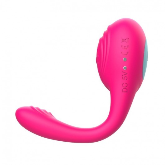 Розовое виброкольцо с пультом ДУ - I-MOON - в Нальчике купить с доставкой