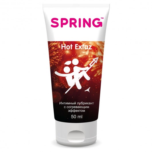 Согревающие интимный лубрикант Spring Hot Extaz - 50 мл. - SPRING - купить с доставкой в Нальчике