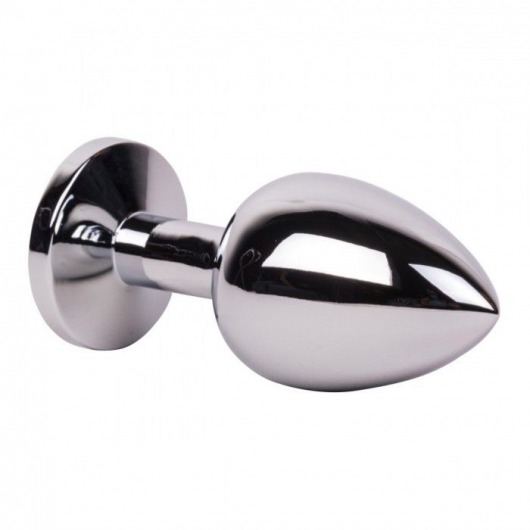 Большой стальной плаг с розовым кристаллом Pink Bubble Gum - 9,5 см. - Erotic Fantasy - купить с доставкой в Нальчике