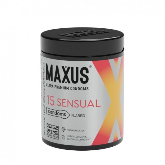 Анатомические презервативы MAXUS Sensual - 15 шт. - Maxus - купить с доставкой в Нальчике