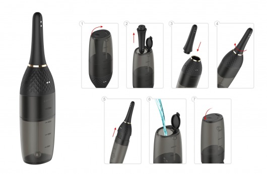 Автоматический анальный душ Aquarius - HOT planet - купить с доставкой в Нальчике