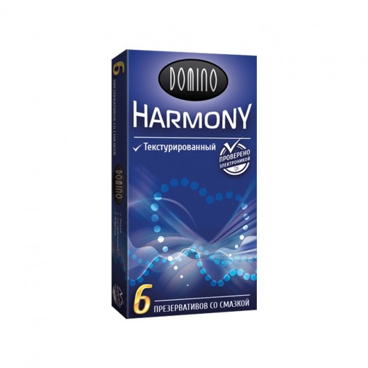 Текстурированные презервативы Domino Harmony - 6 шт. - Domino - купить с доставкой в Нальчике