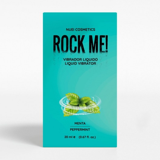 Жидкий вибратор Nuei Rock Me! с ароматом мяты - 20 мл. - Nuei cosmetics - купить с доставкой в Нальчике