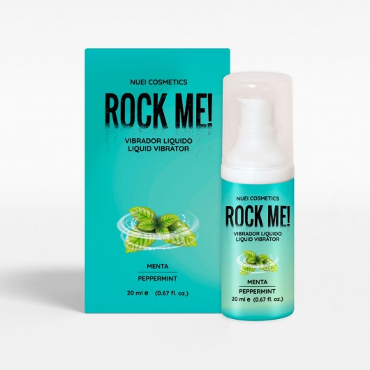 Жидкий вибратор Nuei Rock Me! с ароматом мяты - 20 мл. - Nuei cosmetics - купить с доставкой в Нальчике