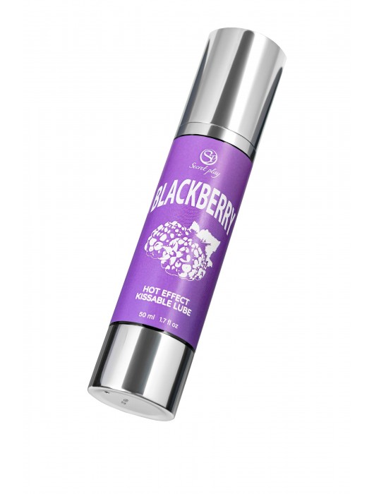 Массажное масло 2-в-1 Blackberry Hot Effect с разогревающим эффектом и вкусом ежевики - 50 мл. - Secret Play - купить с доставкой в Нальчике