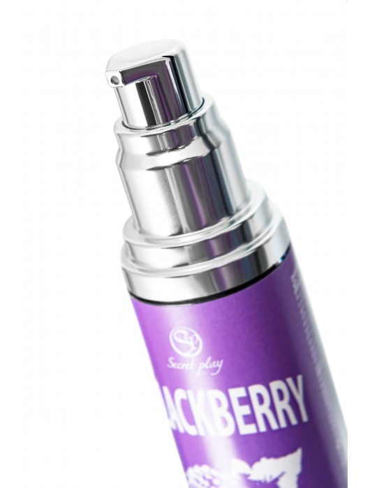Массажное масло 2-в-1 Blackberry Hot Effect с разогревающим эффектом и вкусом ежевики - 50 мл. - Secret Play - купить с доставкой в Нальчике