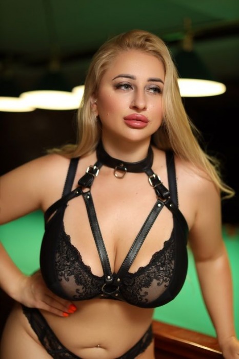 Черная кожаная сбруя с ошейником plus size из нежной кожи - БДСМ Арсенал - купить с доставкой в Нальчике