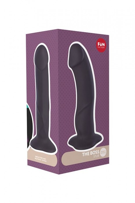 Черный фаллоимитатор The Boss Stub - 19 см. - Fun Factory