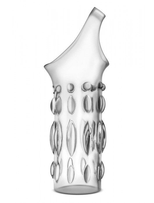 Прозрачная насадка на пенис Stretchy Studded Penis Sleeve Ring - Blush Novelties - в Нальчике купить с доставкой