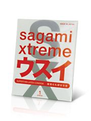 Ультратонкий презерватив Sagami Xtreme SUPERTHIN - 1 шт. - Sagami - купить с доставкой в Нальчике