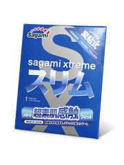 Презерватив Sagami Xtreme FEEL FIT 3D - 1 шт. - Sagami - купить с доставкой в Нальчике