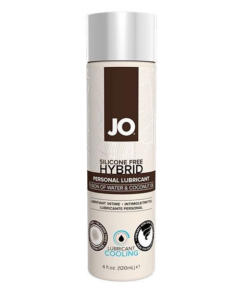 Водно-масляный лубрикант с охлаждающим эффектом JO Silicon free Hybrid Lubricant COOLING - 120 мл. - System JO - купить с доставкой в Нальчике