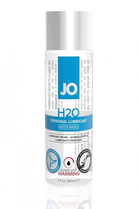 Возбуждающий лубрикант на водной основе JO Personal Lubricant H2O Warming - 60 мл. - System JO - купить с доставкой в Нальчике