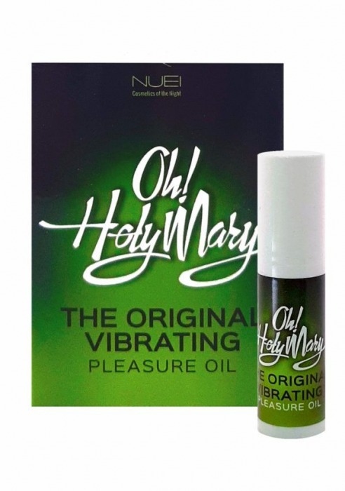 Масло унисекс с эффектом вибрации Oh! Holy Mary - 6 мл. - Nuei cosmetics - купить с доставкой в Нальчике