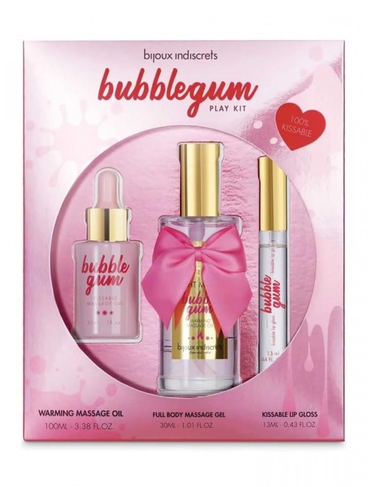 Набор средств для массажа и ласк Bubblegum Play Kit - Bijoux Indiscrets - купить с доставкой в Нальчике