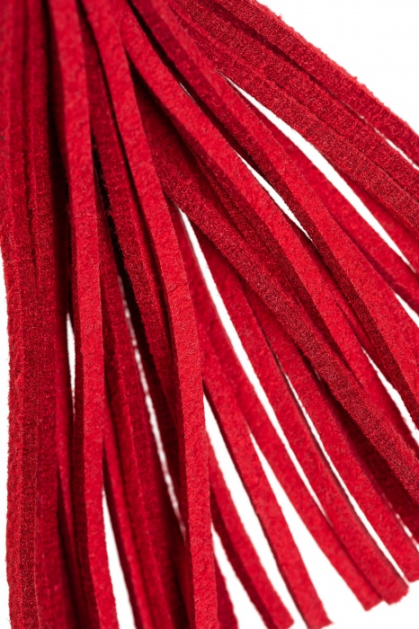 Зажимы на соски «Вилки» с красными кисточками из замши - Pecado - купить с доставкой в Нальчике