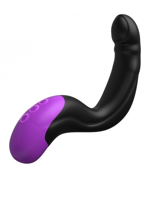 Черно-фиолетовый вибромассажёр простаты Hyper-Pulse P-Spot Massager - Pipedream - в Нальчике купить с доставкой