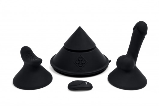 Конусный вибромассажер Cowgirl Cone с 2 насадками - CowGirl - купить с доставкой в Нальчике