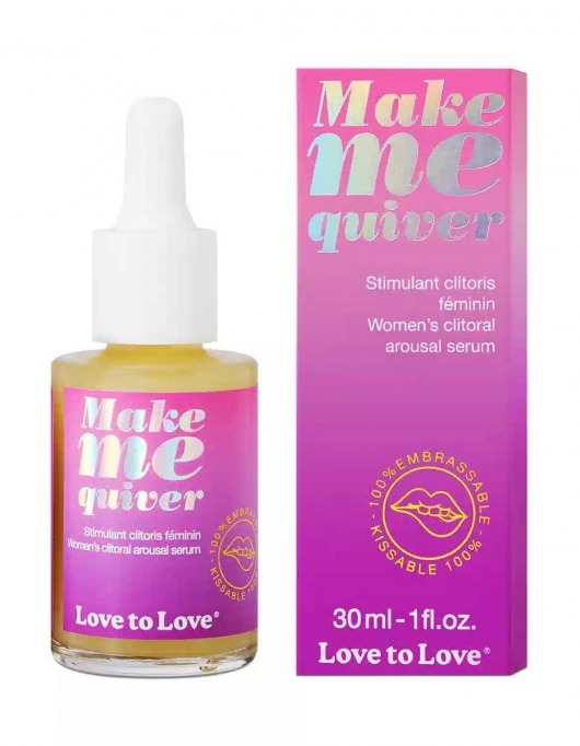 Возбуждающие капли для клитора Make Me Quiver - 30 мл. - Love to Love - купить с доставкой в Нальчике
