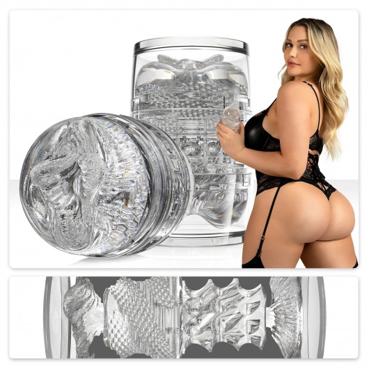 Прозрачный двусторонний мастурбатор Fleshlight Quickshot Mia Malkova - Fleshlight - в Нальчике купить с доставкой