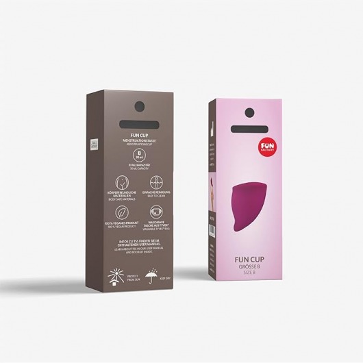 Менструальная чаша Fun Cup Size B - Fun Factory - купить с доставкой в Нальчике