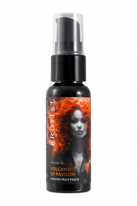 Гель с эффектом вибрации Volcano Of Passion со вкусом персика и маракуйи - 25 мл. - Erotist Lubricants - купить с доставкой в Нальчике
